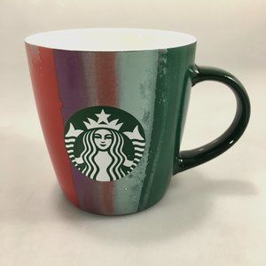 Starbucks Mermaid Split Tail 12 oz Multi-Color Brushstrokes Mug 2021